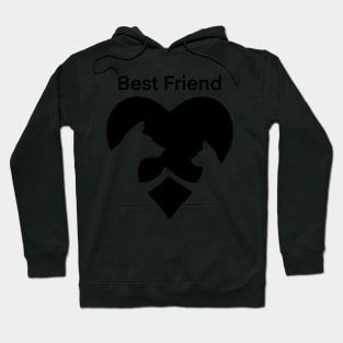 Dog and cat best friends Hoodie